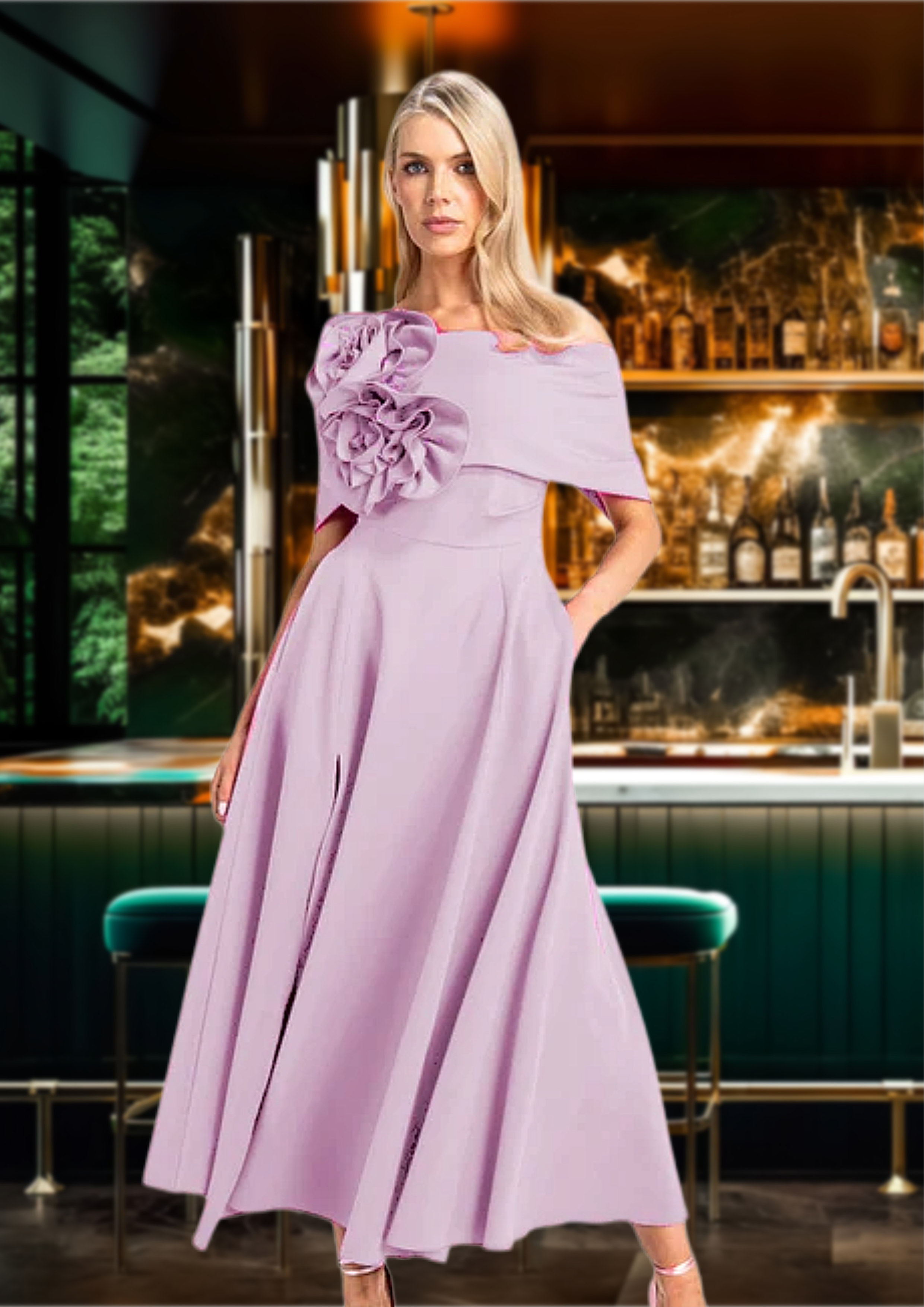 fitted lace wedding dress KEVAN JON KYOTO DUCK EGG DELAUNEY SCUBA KNEE LENGTH DRESS – revolve store