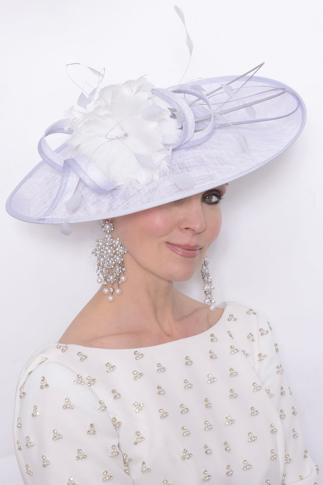 Nigel Rayment Hatinator - Style 39 - Ivory/Blissful Blue