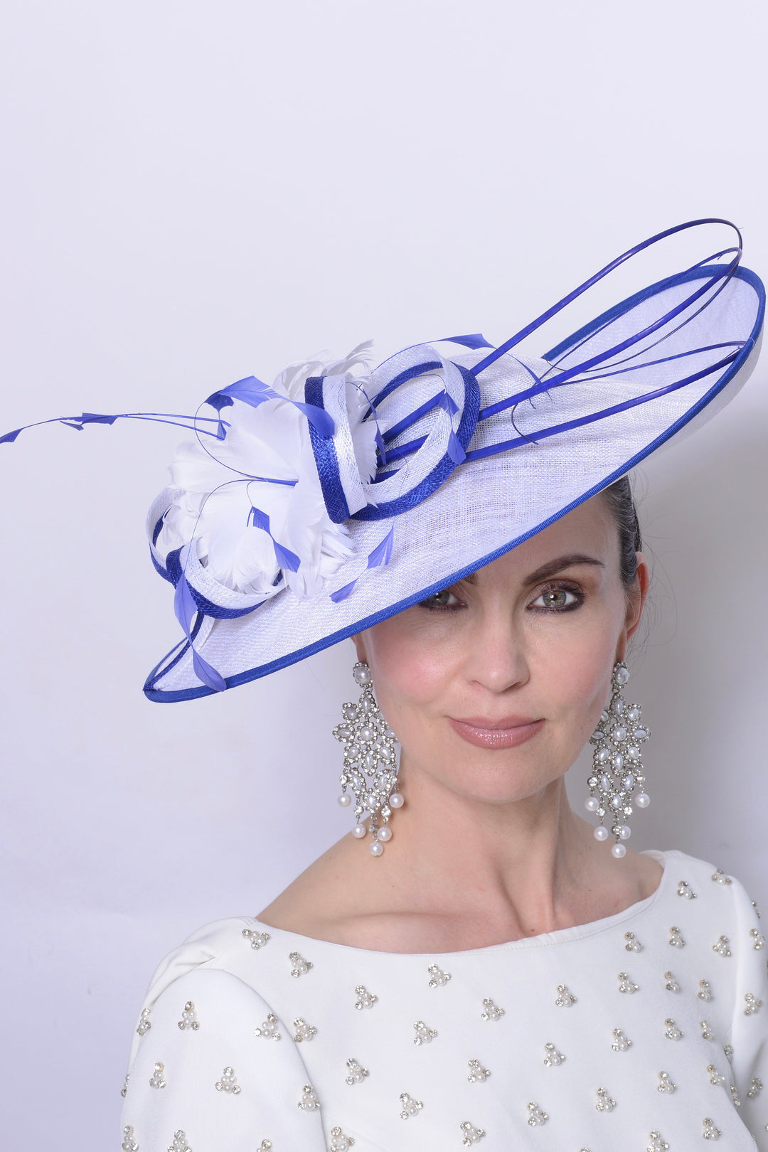 Nigel Rayment Hatinator - Style 39 - Ivory/Royal