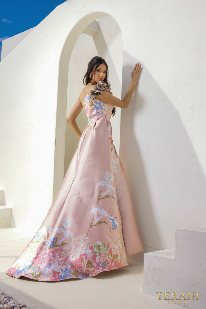 Terani Couture 241E2453 Silver/Rose