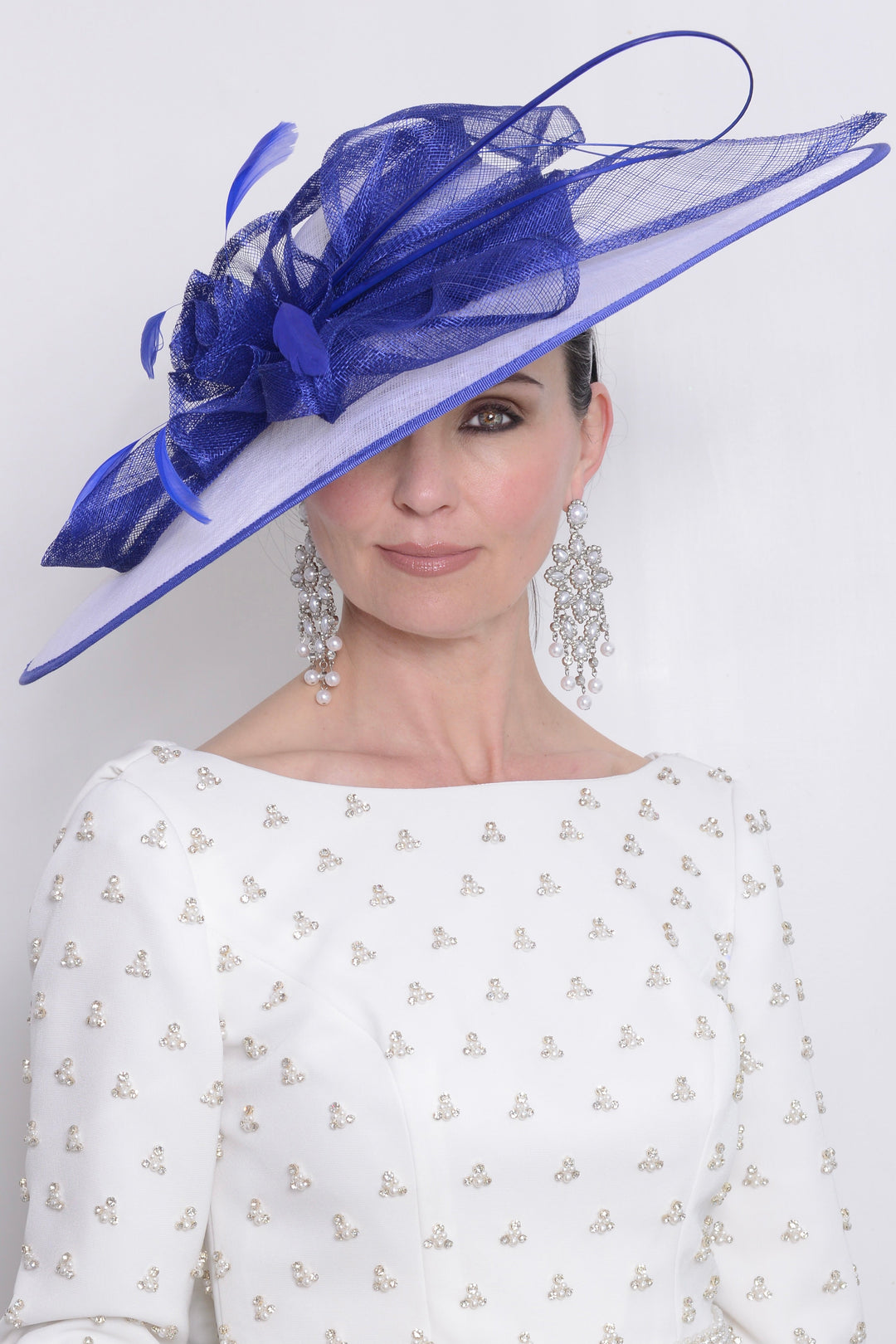 The Niche Collection Hatinator - Style 20089 - Ivory / Royal