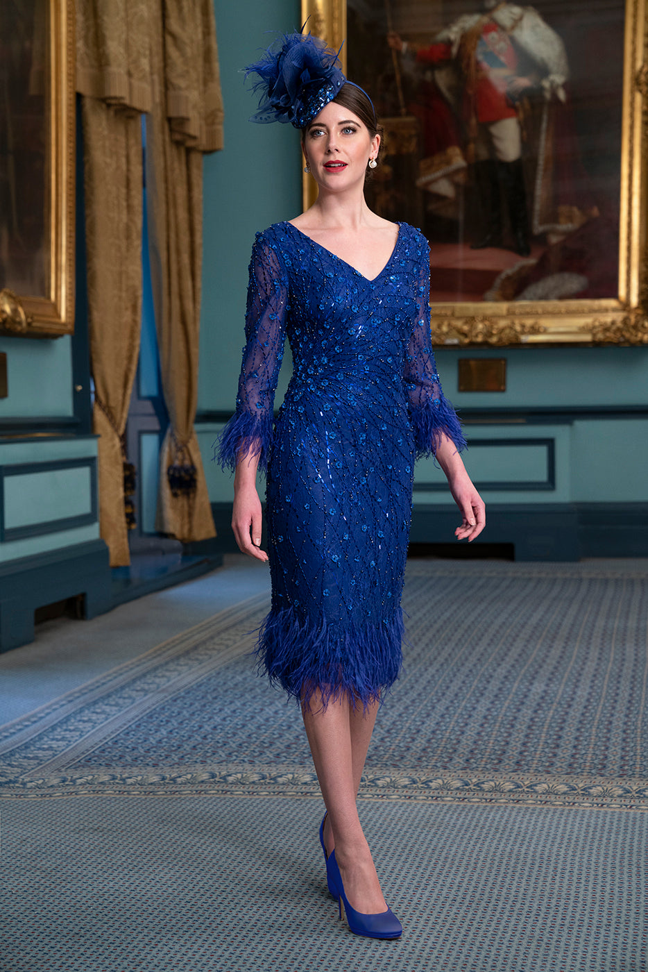 Gill Harvey 8007 Azure-Dress