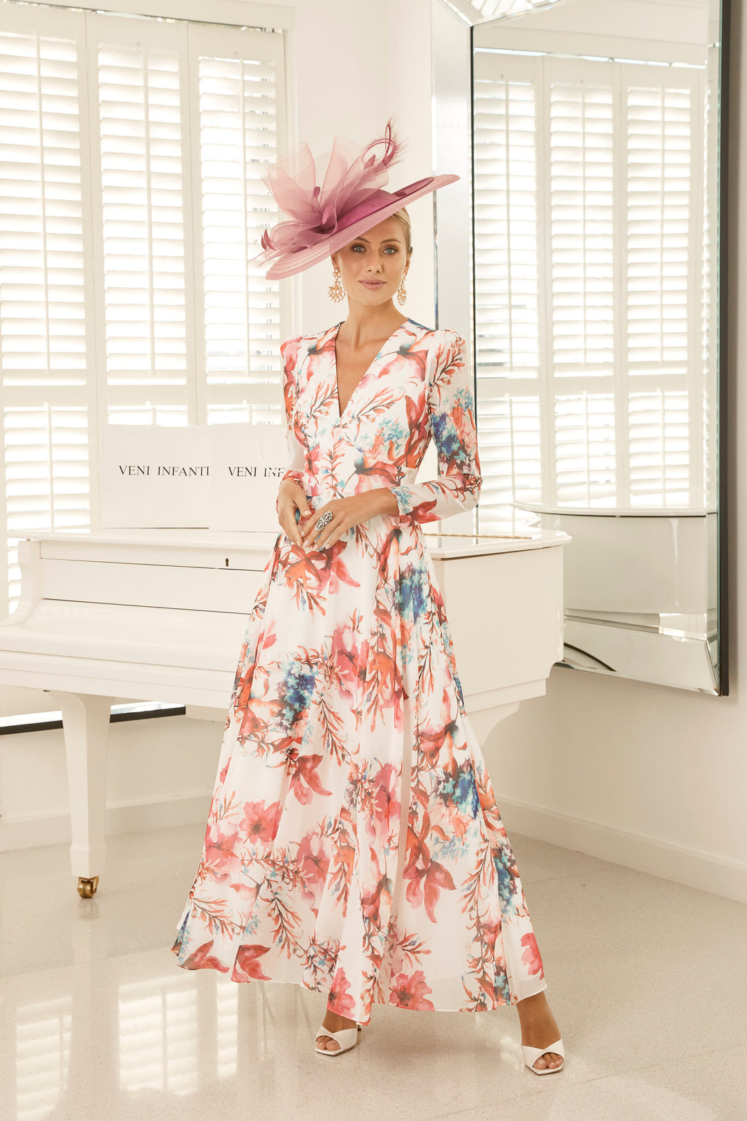 Invitations by Veni 29662 Cerise-A-line Dress