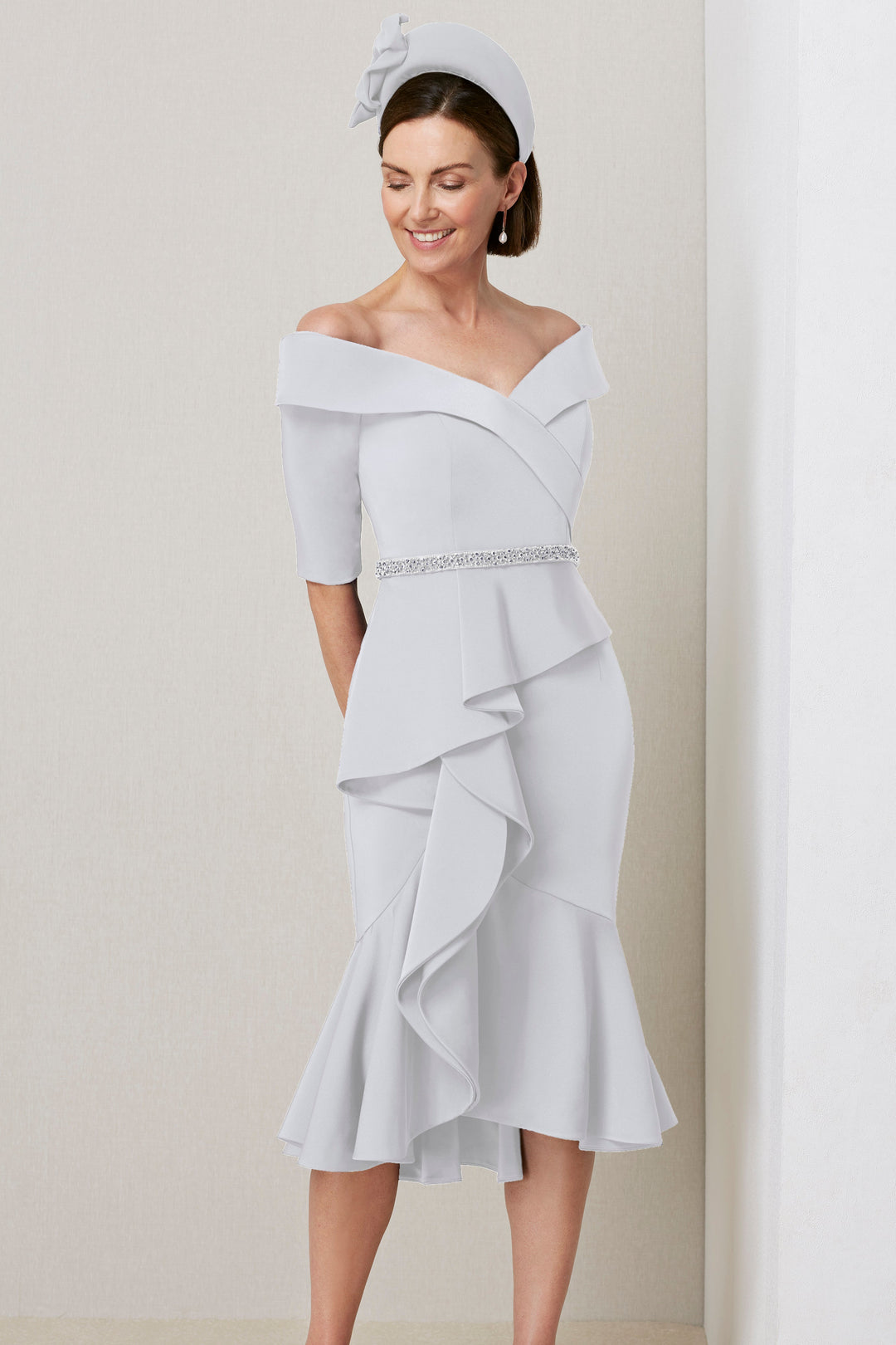 John Charles 66122 Silver-Dress