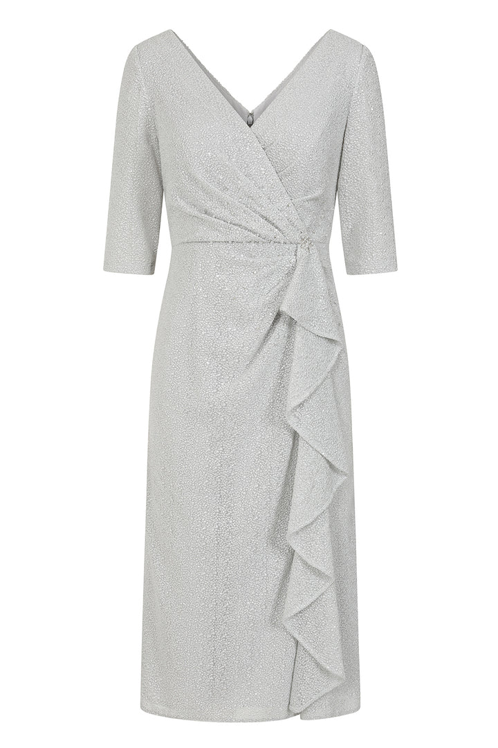 John Charles 29017A Silver Dress