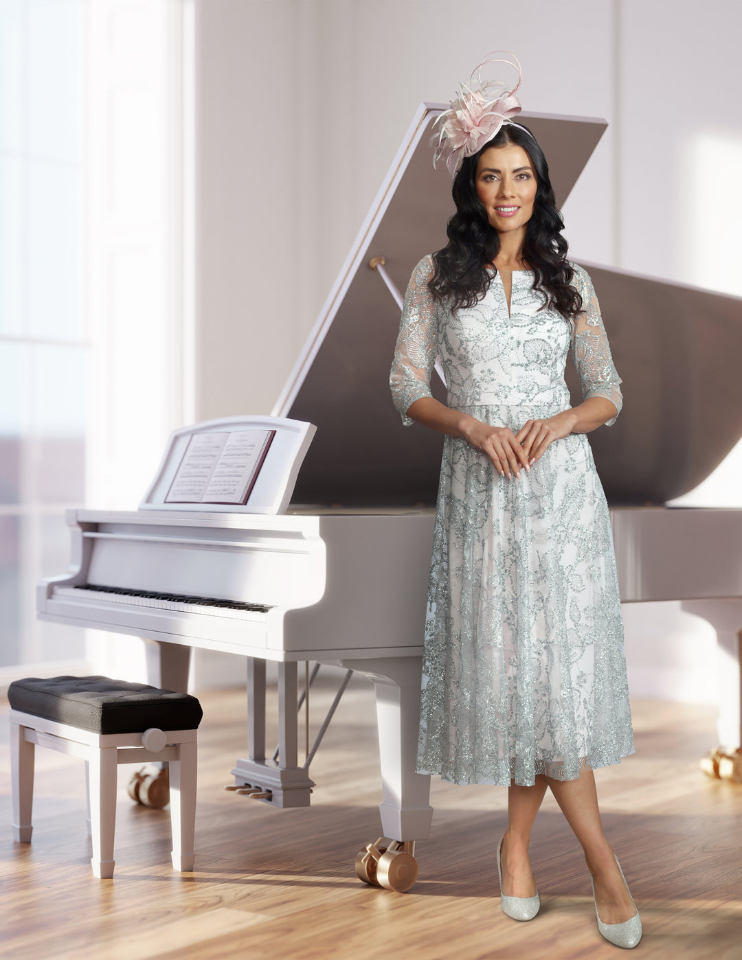 Veromia VO0955 Silver/Ivory – Nigel Rayment Boutique