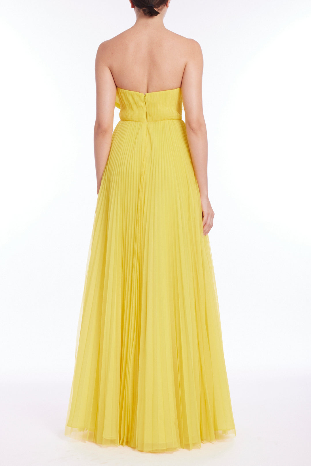 Badgley mischka yellow dress 2025