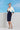 Condici 71056 / Condici 71099 - Navy/Ivory ruched dress and jacket