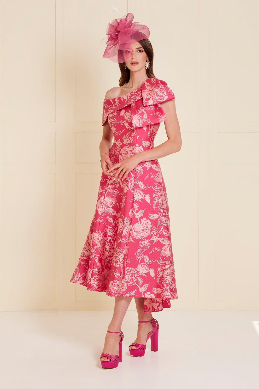 John Charles 29142 Flamingo Dress – Nigel Rayment Boutique