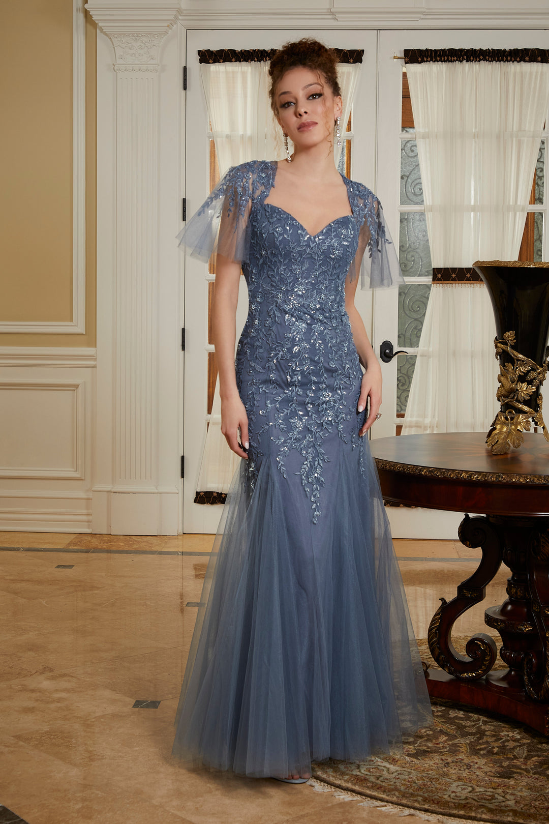 MGNY Collection by Mori Lee 72831 Slate