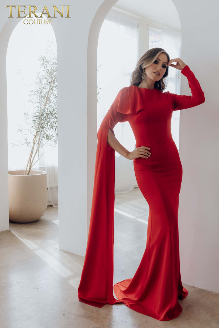 Terani Couture 241E2442 Red