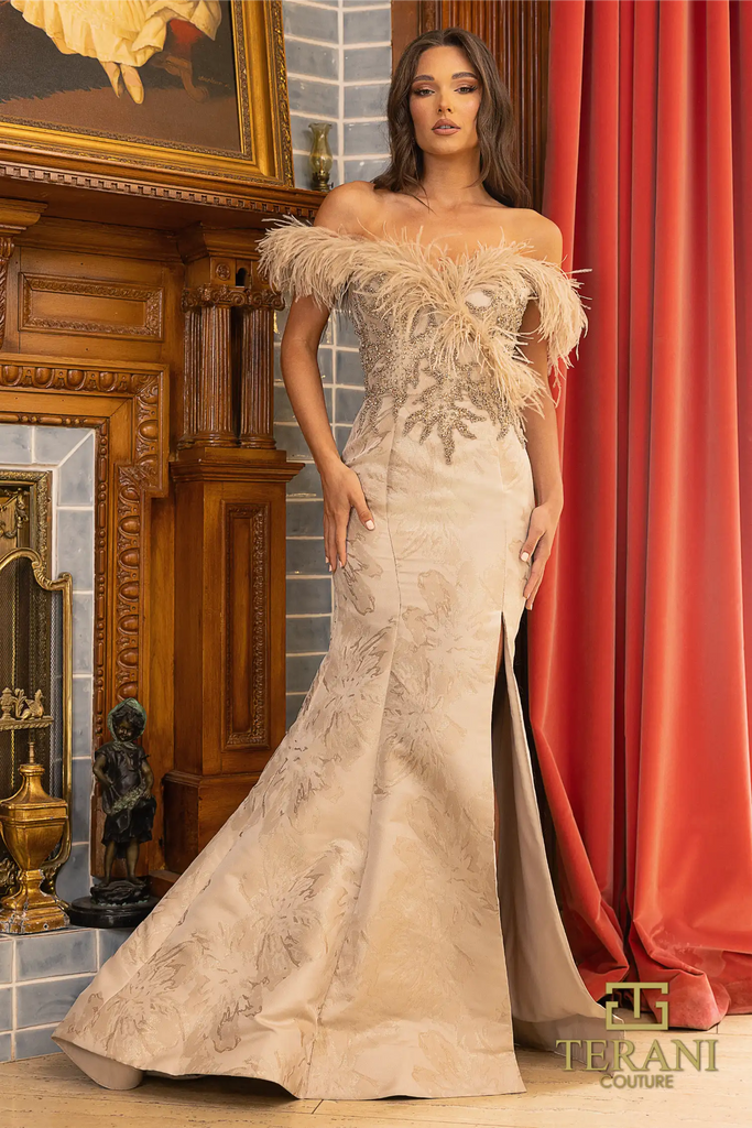 Terani Couture 242E3132 Stone – Nigel Rayment Boutique