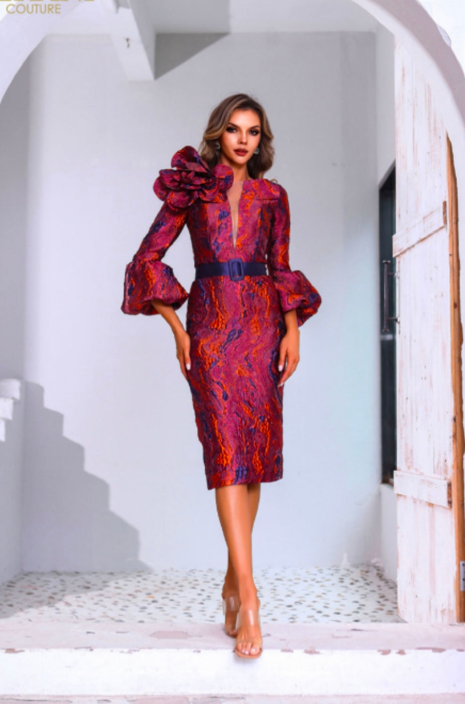 TERANI COUTURE 251C4167 CLAY