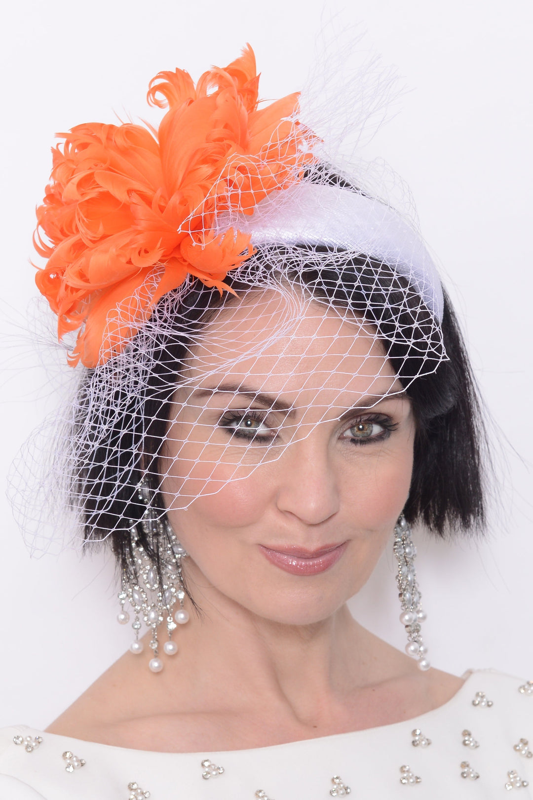 The Niche Collection Style 230043 - Ivory/Orange