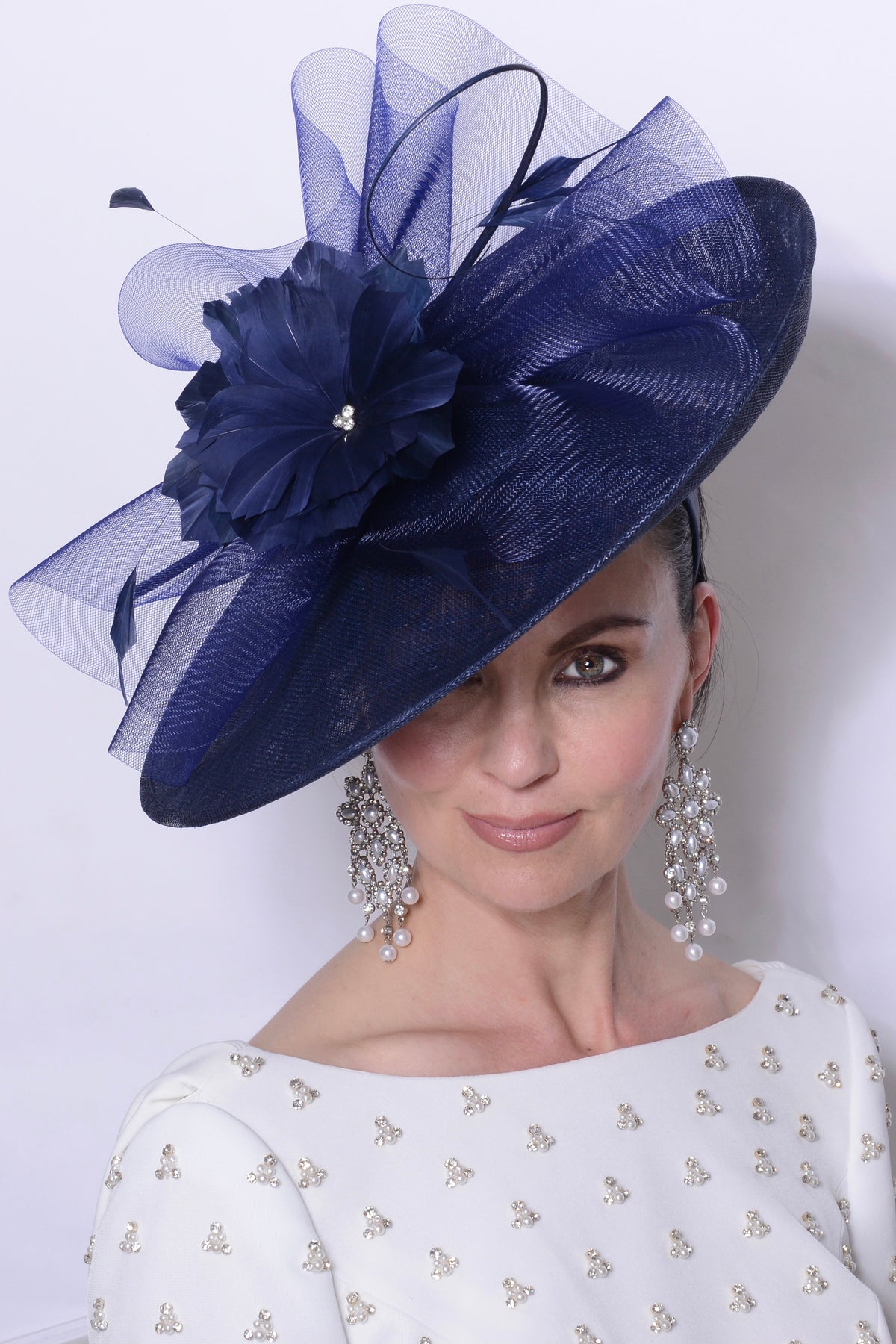 The NICHE Collection Rhinestone Fascinator Hat