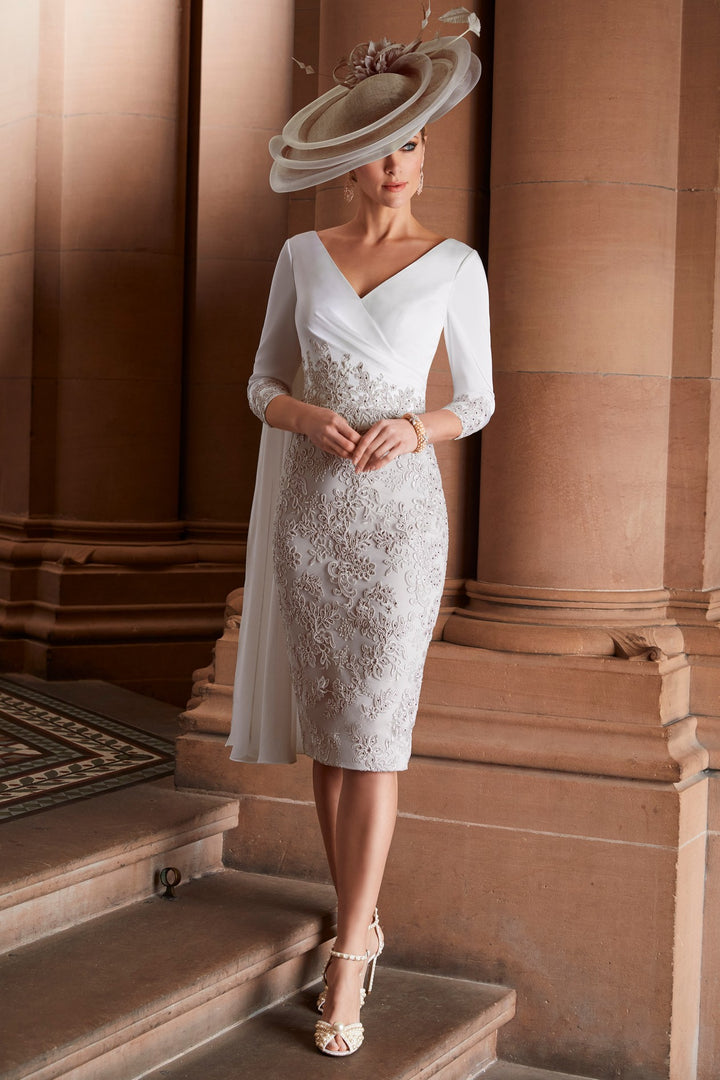 Veni Infantino 991823P v-neck dress-Dress