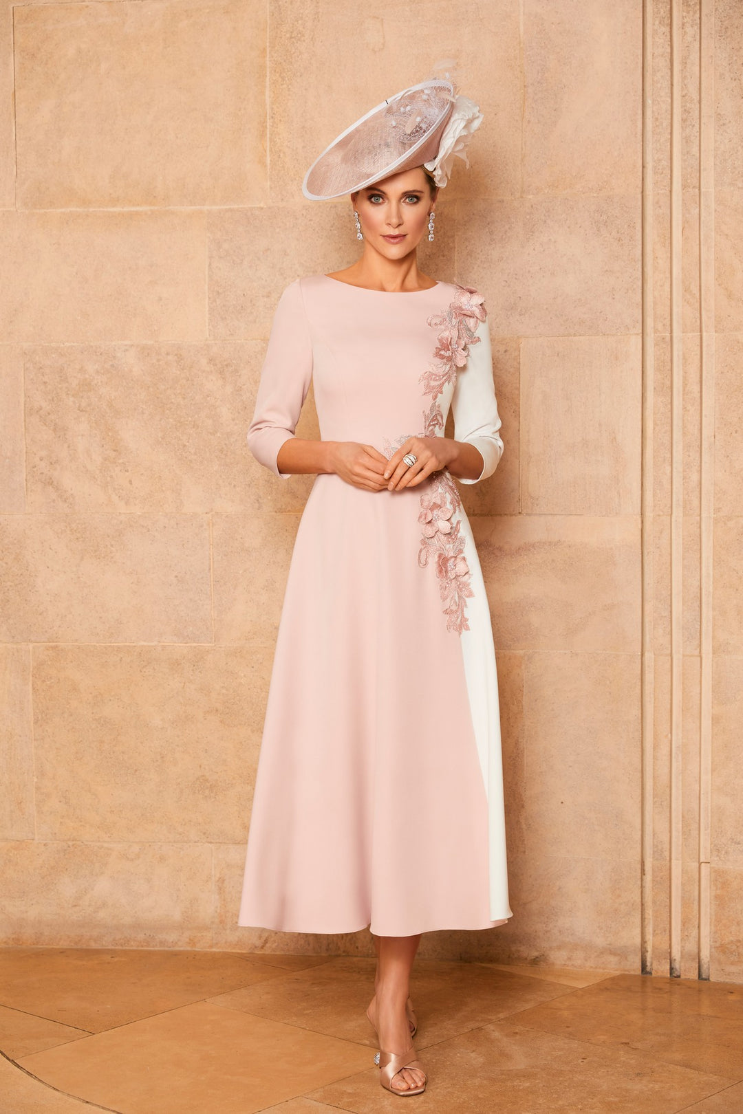Veni Infantino 991915 Vintage Rose/Ivory-A-line Dress