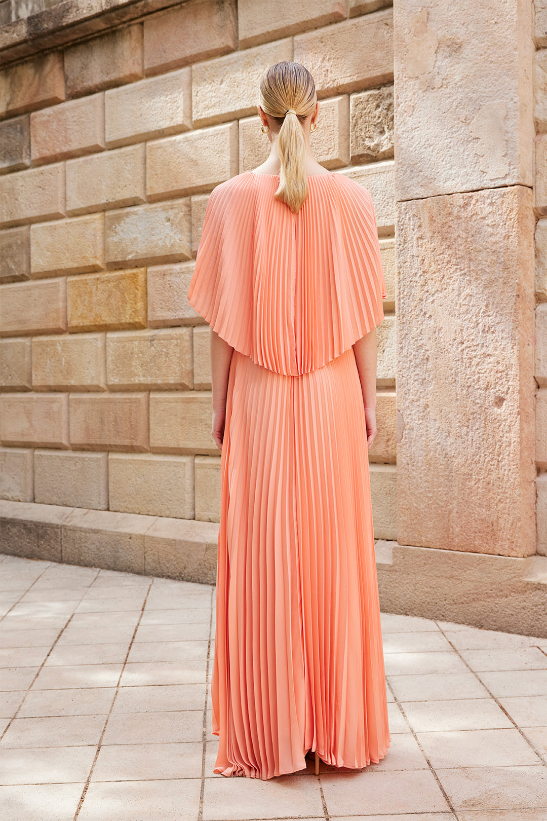 Carla Ruiz 99549 Orange-A-line Dress