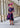 Irresistible - IR6193 - Navy/Fuchsia dipped hem dress-A-line Dress