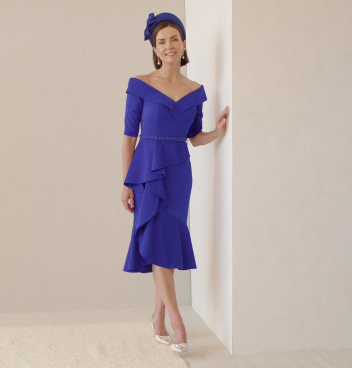 John Charles 66122 Cobalt Dress