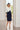 Condici 71056 / 71129 - Navy/Ivory ruched dress and jacket-Dress