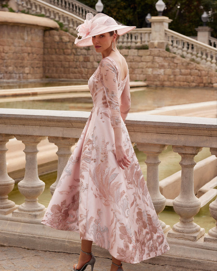 Couture Club 7G193 Pink-A-line Dress