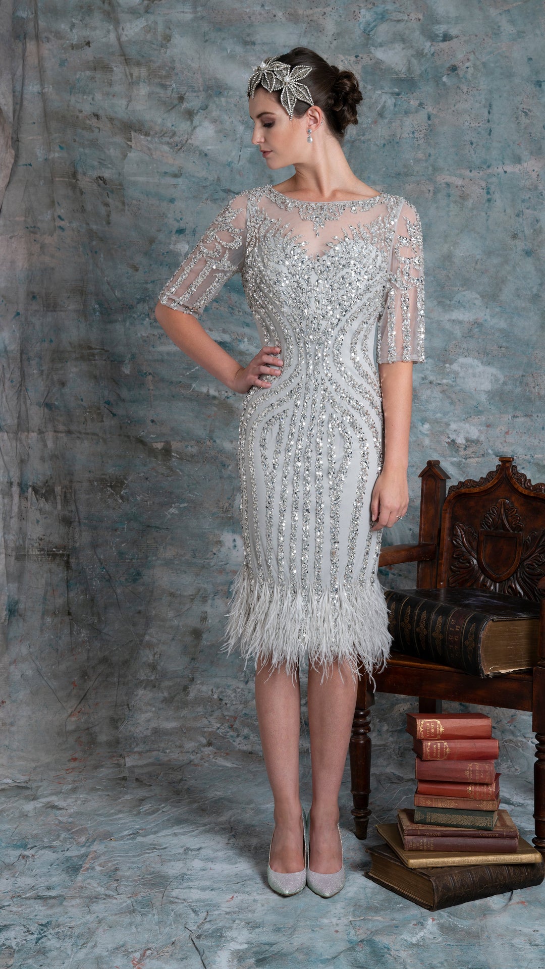 Gill Harvey 8003 Silver-Dress