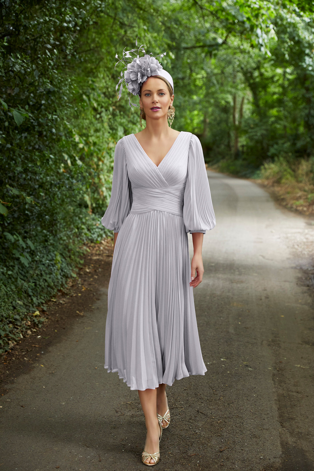 Invitations by Veni 29607 Silver-A-line Dress