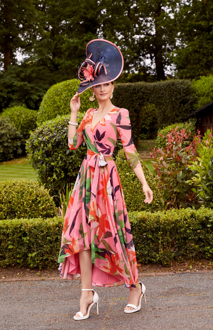 Invitations by Veni 29815 Coral/Green-A-line Dress
