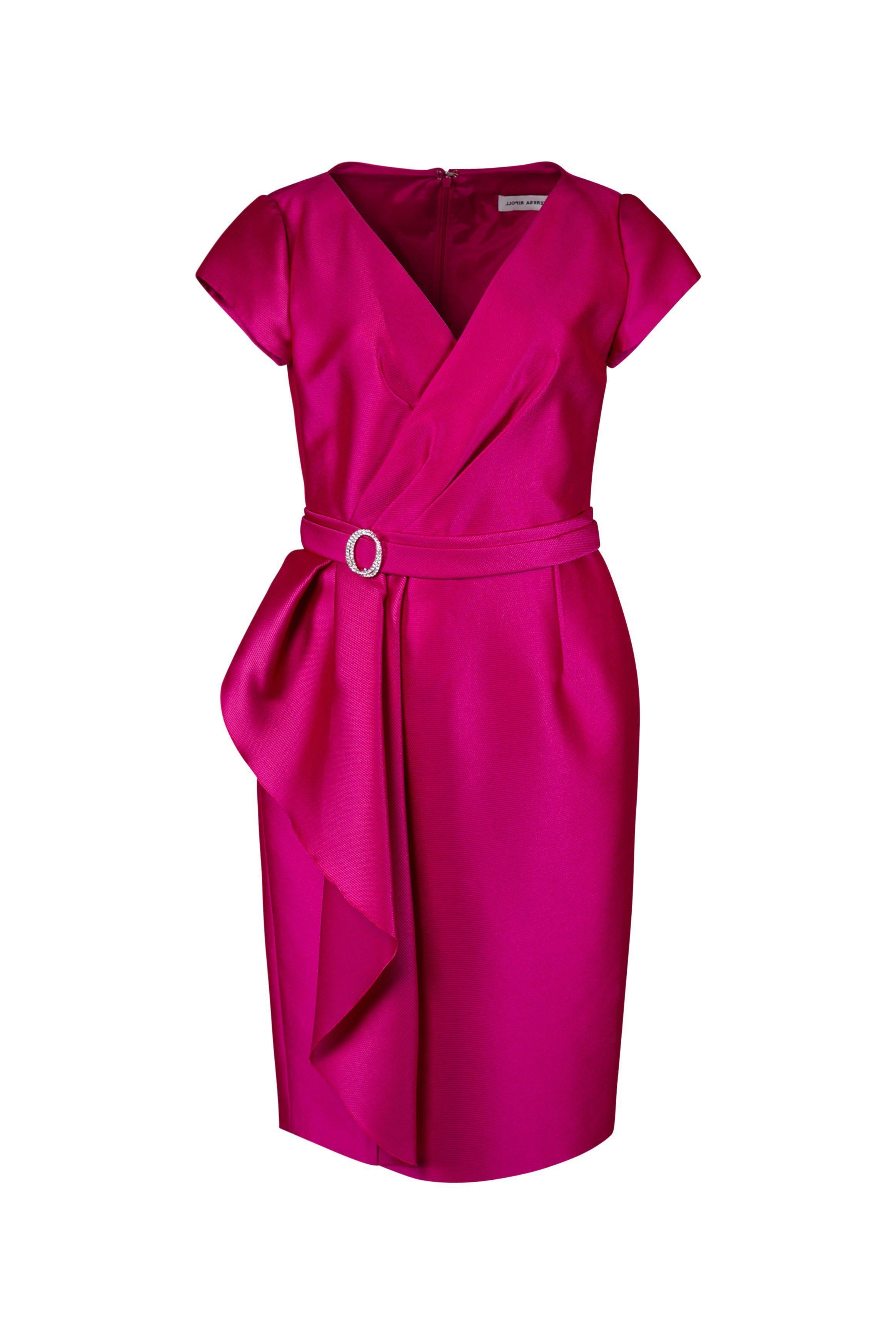 Teresa Ripoll 3599 Dress with side sash Nigel Rayment Boutique