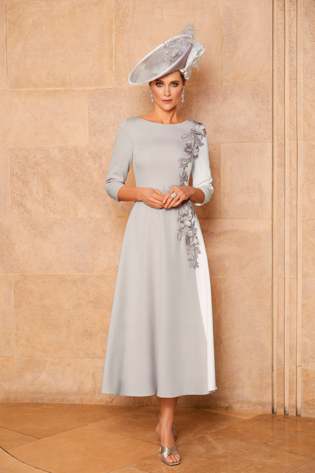 Veni Infantino 991915 Silver/Ivory-A-line Dress